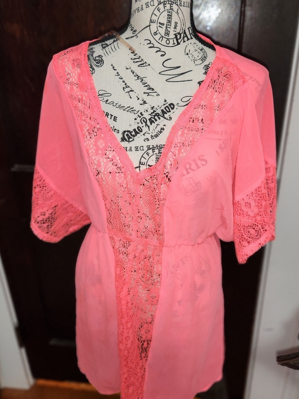 Xhilaration V Neck Swim Cover Up Medium